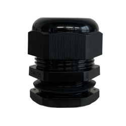 4C | 40mm Nylon Cable Gland Long Threaded with Washer - 5 Pack (040.050.0044)
