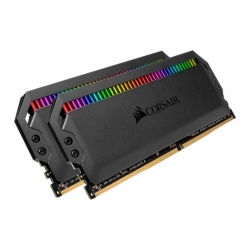 Corsair Dominator Platinum RGB 32GB (2x16GB) DDR4 3200MHz C16 XMP 2.0 Black Desktop PC Gaming Memory (CMT32GX4M2E3200C16)