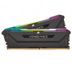Corsair Vengeance RGB PRO SL 16GB (2x8GB) DDR4 3200Mhz C16 Black Heatspreader for AMD Desktop Gaming Memory (CMH16GX4M2Z3200C16)