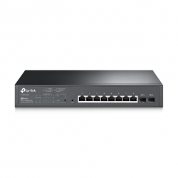 TP-Link TL-SG2210MP 10-Port Gigabit Smart Switch with 8-Port PoE+ 1xFan 14.9Mpps Support Omada SDN, 802.1p CoS/DSCP QOS, IGMP Snoop Rack Mountable (TL-SG2210MP)