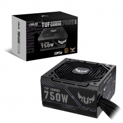 ASUS TUF-GAMING-750B PSU 750W Bronze 80 Plus Bronze, Military Grade, Protective PCB Coat, Axial-Tech Fan, Sleeved Cables, 6YW (TUF-GAMING-750B)