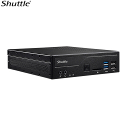 Shuttle DH410 XPC Slim 1.3L Barebone - H410, LGA1200, 2x DDR4 SODIMM, 1x 2.5' Bay, 1x M.2, 4K Dual Display (DH410)