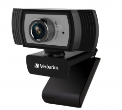 Verbatim 1080p Full HD Webcam - Black/Silver (66614)