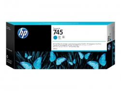 HP 745 300-ML CYAN DESIGNJET INK CARTRIDGE - Z2600/Z5600 F9K03A