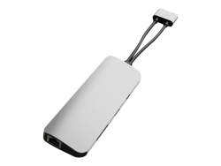 TARGUS HYPER HYPERDRIVE VIPER 10-IN-2 USB-C HUB - SILVER  HD392-SILVER