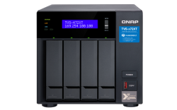 QNAP TVS-472XT-i3-4G,4-Bay NAS, Intel Core i3-8100T 4-core 3.1 GHz Processor, 4GB DDR4 RAM, 1x 10GBE, 2x 1GBE,