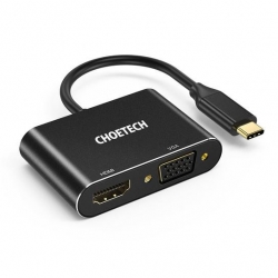 Choetech HUB-M17 USB-C TO HDMI VGA ADAPTER (ELECHOHUBM17)