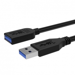 Simplecom CA305 0.5M USB 3.0 SuperSpeed Extension Cable Insulation Protected 50CM (CA305)