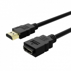 Simplecom CAH305 0.5M High Speed HDMI Extension Cable UltraHD M/F (1.6ft) (CAH305)