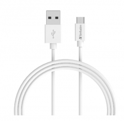 Verbatim Charge & Sync microUSB Cable 1m - White (66579)