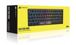 Corsair K65 RGB MINI 60% Mechanical Gaming Keyboard, Backlit RGB LED, CHERRY MX SPEED Keyswitches, Black (CH-9194014-NA)