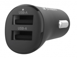 Verbatim Car Charger - Dual Port 3.4A - Black (66599)