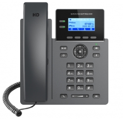 Grandstream GRP2602P 2 Line IP Phone, 4 SIP Accounts, 132x48 Backlit Screen, HD Audio, Powerable Via POE (GRP2602P)