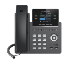 Grandstream GRP2612P 4 Line IP Phone, 2 SIP Accounts, 320x240 Colour Screen, HD Audio, Powerable Via POE (GRP2612P)