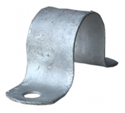 4C | Full Saddle Hot Dipped Galvanized Steel 25mm - 100 Pack 040.050.0038