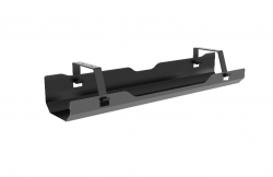 Brateck Under-Desk Cable Management Tray - Black Dimensions:600x135x108mm (CC11-4-B)