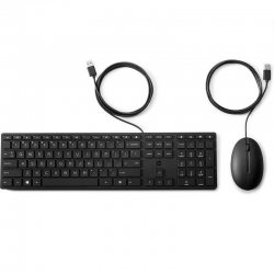 HP USB Wired Desktop 320 Mouse Keyboard Combo (9SR36AA)