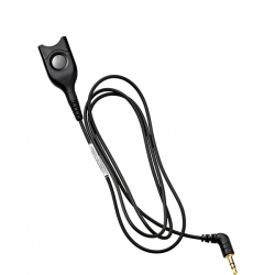 EPOS | Sennheiser DECT/GSM Cable: EasyDisconnect with 100 cm cable to 2.5mm - 3 Pole jack plug To use 1000850