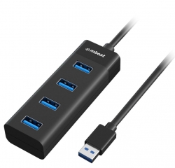 mbeat 4-Port USB 3.0 Hub - Black MB-U3H-4K