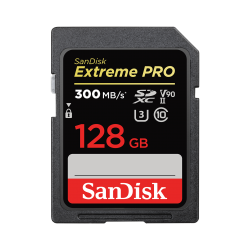 SanDisk 128GB Extreme PRO SDHC and SDXC UHS-II card SDSDXDK-128G-GN4IN