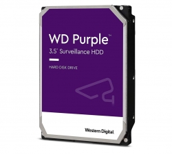 Western Digital WD Purple Pro 12TB 3.5' Surveillance HDD 7200RPM 256MB SATA3 245MB/s 550TBW 24x7 64 Cameras AV NVR DVR 2.5mil MTBF 5yrs (WD121PURZ)