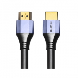 Cruxtec 1m Purple & Black HDMI 2.1 8K with Ethernet Male to Male Cable (CXT-HC21-01-BK)