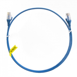 2.5m Cat 6 Ultra Thin LSZH Pack of 10 Ethernet Network Cable. Blue 004.004.0017.10PACK