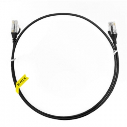 3m Cat 6 Ultra Thin LSZH Pack of 10 Ethernet Network Cable. Black 004.004.2006.10PACK