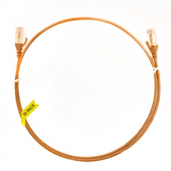 0.5m Cat 6 Ultra Thin LSZH Pack of 10 Ethernet Network Cable. Orange 004.004.5002.10PACK