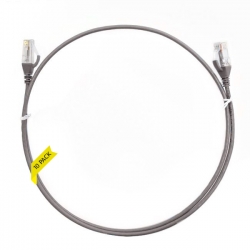 1.5m Cat 6 Ultra Thin LSZH Pack of 10 Ethernet Network Cable. Grey 004.004.9004.10PACK