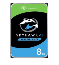 Seagate 8TB 3.5' SkyHawk Surveillance AI, SATA3 6Gb/s,16 AI streams,256MB Cache 24x7 HDD ST8000VE001, 3 Years Warranty