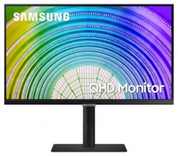 Samsung S6U 24' IPS QHD Business Monitor 2560x1440 5ms 1000:1 Contrast DisplayPort 1.2 HDMI 1.4 3xUSB-A 1xUSB-C LS24A600UCEXXY