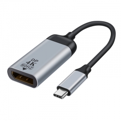 Astrotek USB-C to DP DisplayPort Male to Female Adapter 15cm cable support4K@60Hz Aluminum shell Gold plating for Windows Android Mac OS AT-USBCDP-MF15