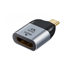 Astrotek USB-C to HDMI Male to Female Adapter support 4K@60Hz Aluminum Shell Gold Plating for Windows Android Mac OS AT-USBCHDMI-MF