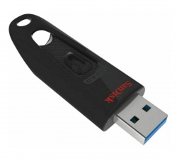 SanDisk Ultra 64GB USB3.0 Flash Drive ~130MB/s Memory Stick Thumb Key Lightweight SecureAccess Password-Protected Retail 5yr SDCZ48-064G