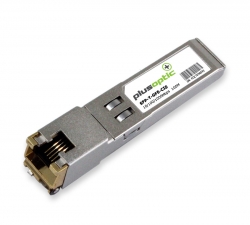 Cisco compatible (SFP-GFE-T) 10/100/1000Mbps, Copper SFP, 100M Transceiver, RJ-45 Connector for Copper | PlusOptic SFP-T-GFE-CIS