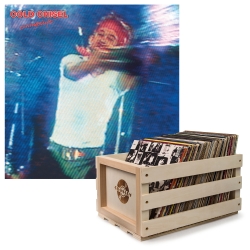 Crosley Record Storage Crate & Cold Chisel - Swingshift - Double Vinyl Album Bundle UM-CC004LP-B