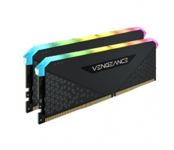 Corsair Vengeance RGB RT 32GB (2x16GB) DDR4 3200MHz C16 16-20-20-38 Heatspreader Desktop Gaming Memory Black for AMD CMN32GX4M2Z3200C16