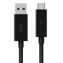 Belkin 3.1 USB-A to USB-C Cable (USB-C Cable) Black F2CU029bt1M-BLK