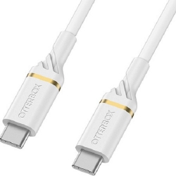 OtterBox USB-C to USB-C Fast Charge Cable - Cloud Dust White - Durable, trusted and built to last 78-52673