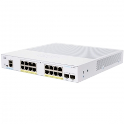 Cisco CBS250 16-port GE Layer 2 Smart Switch with max 120W PoE & 2x1G SFP
