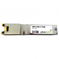 HP / H3C compatible 10G, Copper SFP+, 30M Transceiver, RJ-45 Connector for Copper - Cat 6 | PlusOptic SFP-10G-T-H3C