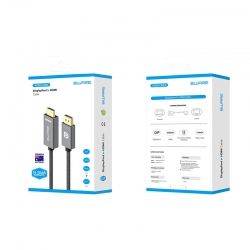 8ware DP to HDMI Male to Male 4K SmartConnect 2M cable 1080P/60HZ Retail Packaging Lifetime limited warranty 8W-DPHDMI-2M