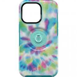 OtterBox Apple iPhone 13 Pro Otter + Pop Symmetry Series Antimicrobial Case - Day Trip Graphic (Green/Blue/Purple) (77-84578)