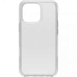 OtterBox Apple iPhone 13 Pro Symmetry Series Clear Antimicrobial Case - Stardust 2.0 (77-83494), Wireless charging compatible, 77-83494