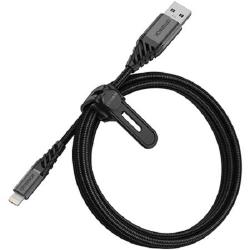 OtterBox Premium Lightning to USB-A Cable 2M ( 78-52644 ) - Dark Ash Black - Rugged, tough and built to outlast 78-52644