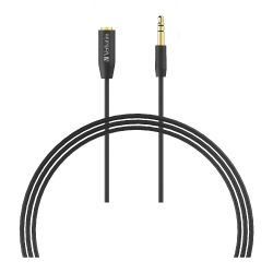 Verbatim 3.5mm Aux Audio Extension Cable 3m - Black 66574