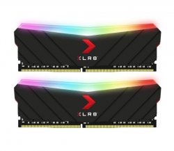 PNY XLR8 16GB (2x8GB) UDIMM 4200Mhz RGB CL18 1.35V Black Heat Spreader Gaming Desktop PC Memory MD16GK2D4420019XRGB