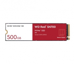 Western Digital WD Red SN700 500GB NVMe NAS SSD 3430MB/s 2600MB/s R/W 1000TBW 420K/515K IOPS M.2 Gen3x4 1.75M hrs MTBF 5yrs wty WDS500G1R0C