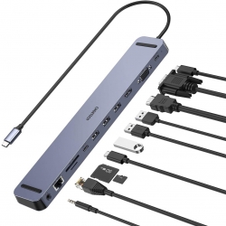 CHOETECH USB-C 11-in-1 Multifunction Adapter HUB-M20